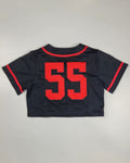 Crop 55 baseball jersey